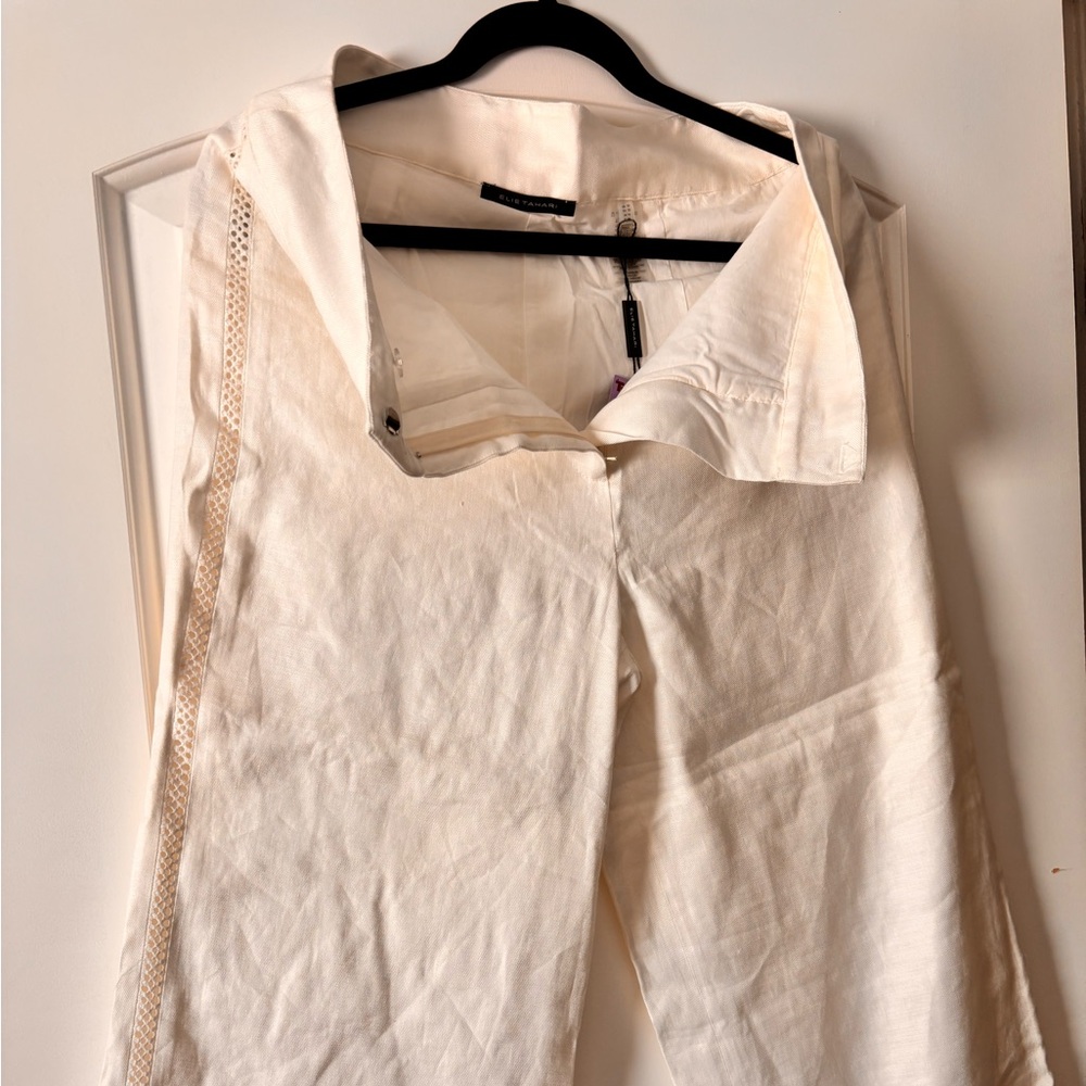 White linen pants - Picture 2 of 5
